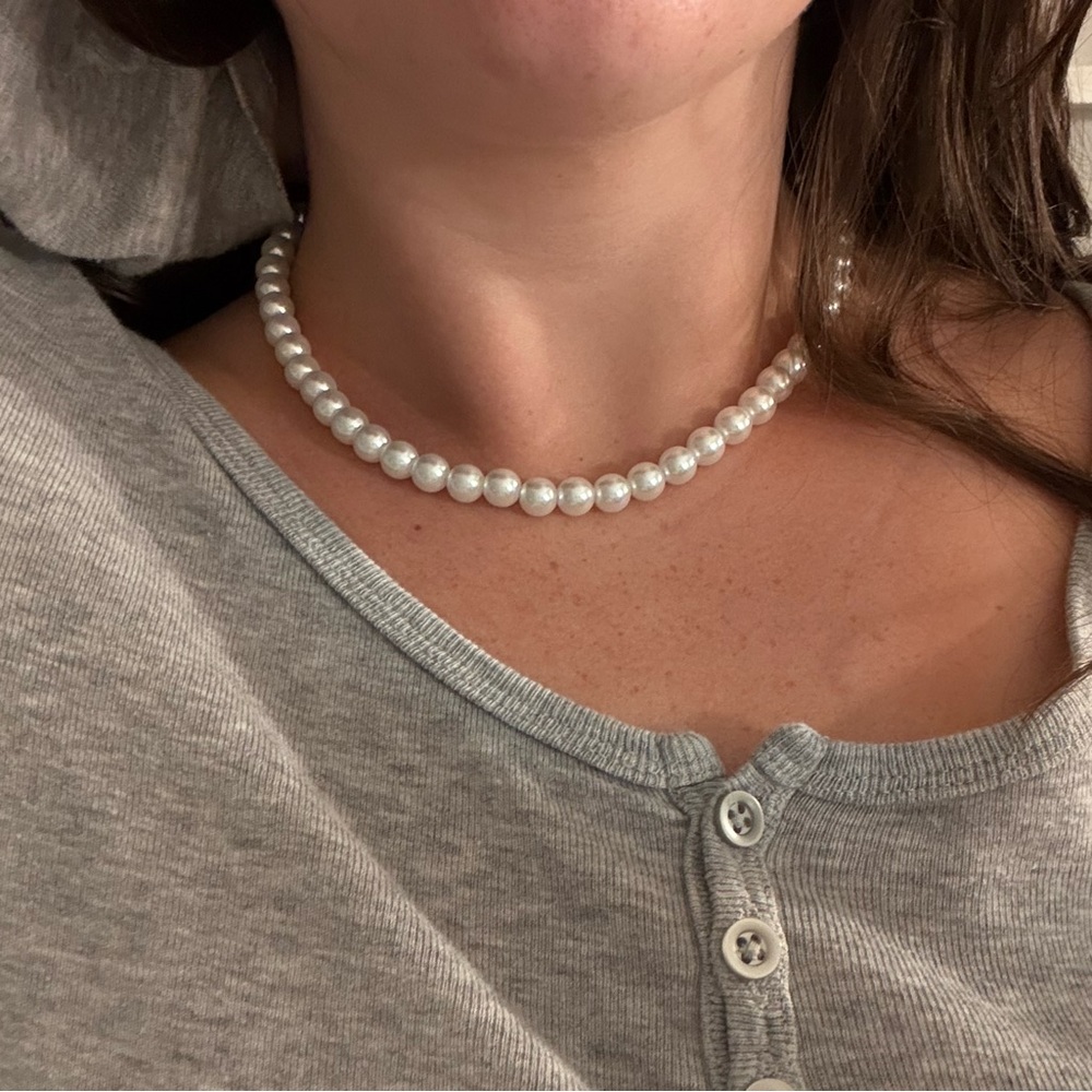 Frasier Sterling Pearl Necklace